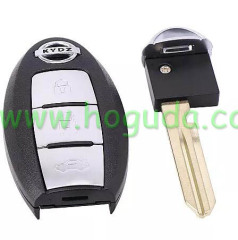 KYDZ smart 3 button remote key with pcf7942 HITAG2 46 chip 433MHZ