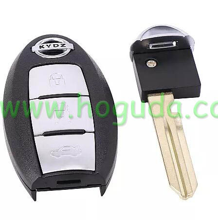 KYDZ smart 3 button remote key with pcf7942 HITAG2 46 chip 433MHZ