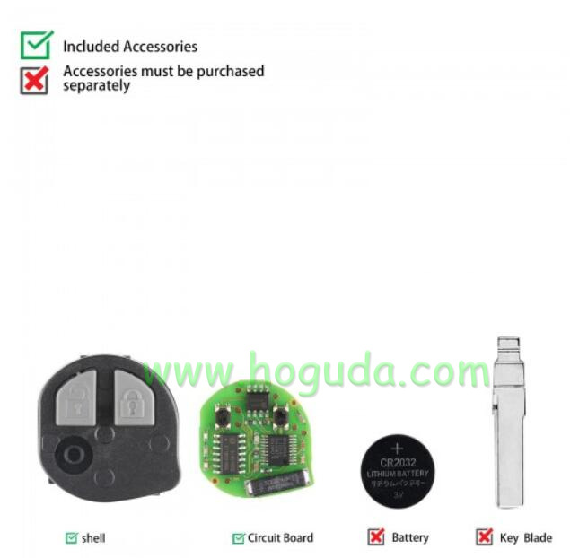 Xhorse XNSZ01EN for Suzuki Type Wireless Remote