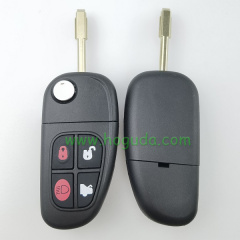 For Jaguar 4 button remote key blank
