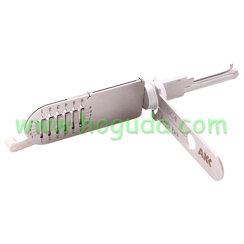 Original AKK Tools SC4 2 in 1 Decoder And Lock Picks Tool