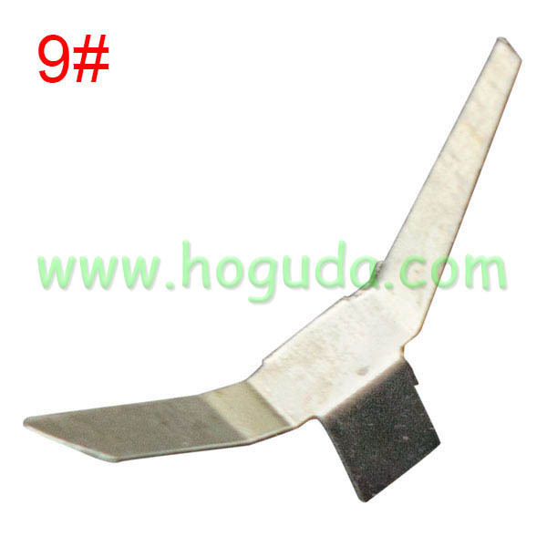 Car key battery clamp for remote key blank 9#
