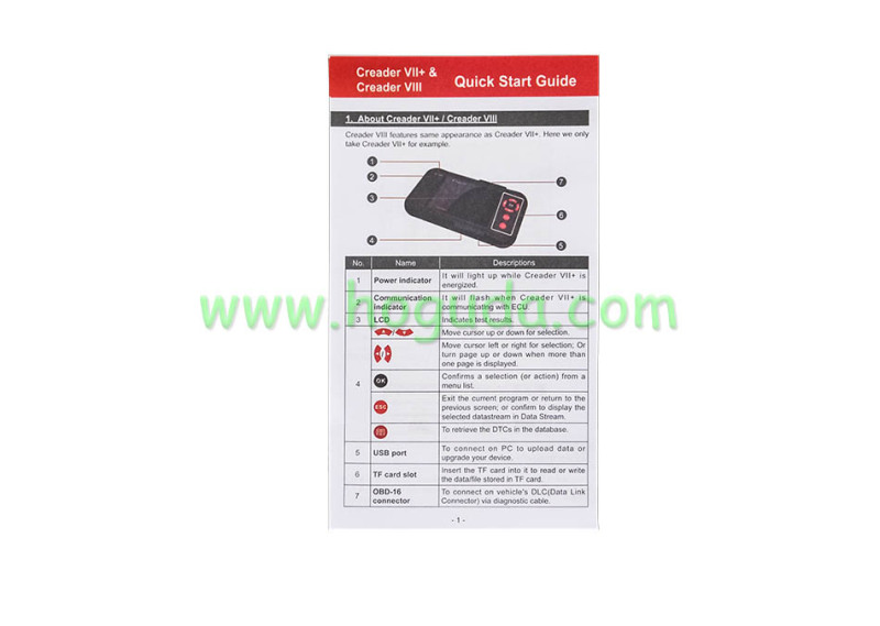 LAUNCH  Creader VIII OBD2 Engine ABS Airbag SRS AT diagnostic tool OBDII EOBD Code Reader EPB Oil SAS reset