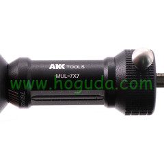AKK MUL 7*7 For Fiat Key Tool Suitable for 8-Bead/7-Bead Flat Key Lock Dimensions 160mm x 70mm x 40mm