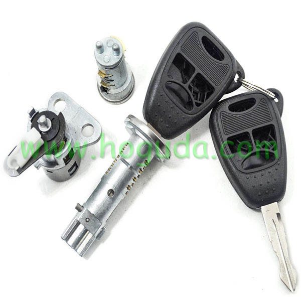 Chrysler full set lock (ignition lock and left door lock and right door lock)