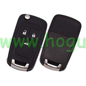 Original For Vauxhall  3 button remote key with 434mhz  5WK50079 95507070 chip GM(HITA G2) 7937E chip without blade.