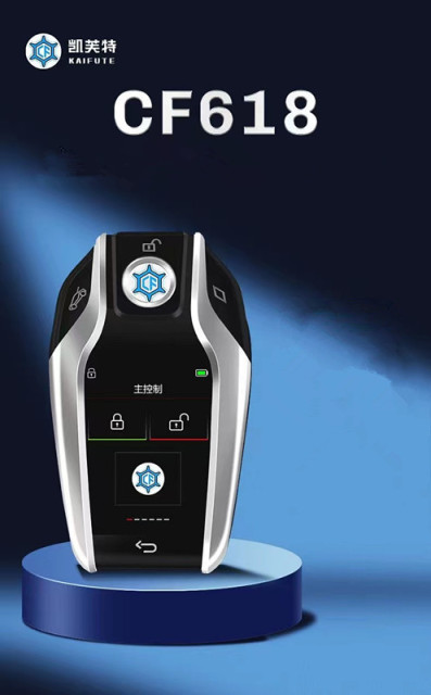 CF618 LCD Smart Car Key Universal For Bmw style Remote Key Comfortable Entry Auto Lock Car Window Korean/English/Turkish