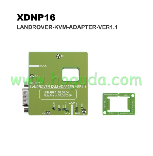Xhorse XDNPP16 Adapters Solder-Free for Landrover KVM Set work with MINI Prog and Key Tool Plus