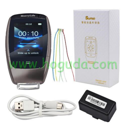 TK900 Korean English Modified Smart Keyless 3Button Remote Key TK900 with LCD Screen for Benz S Class 500L S450L  for BMW Ford Mazda Toyota Porsche Honda