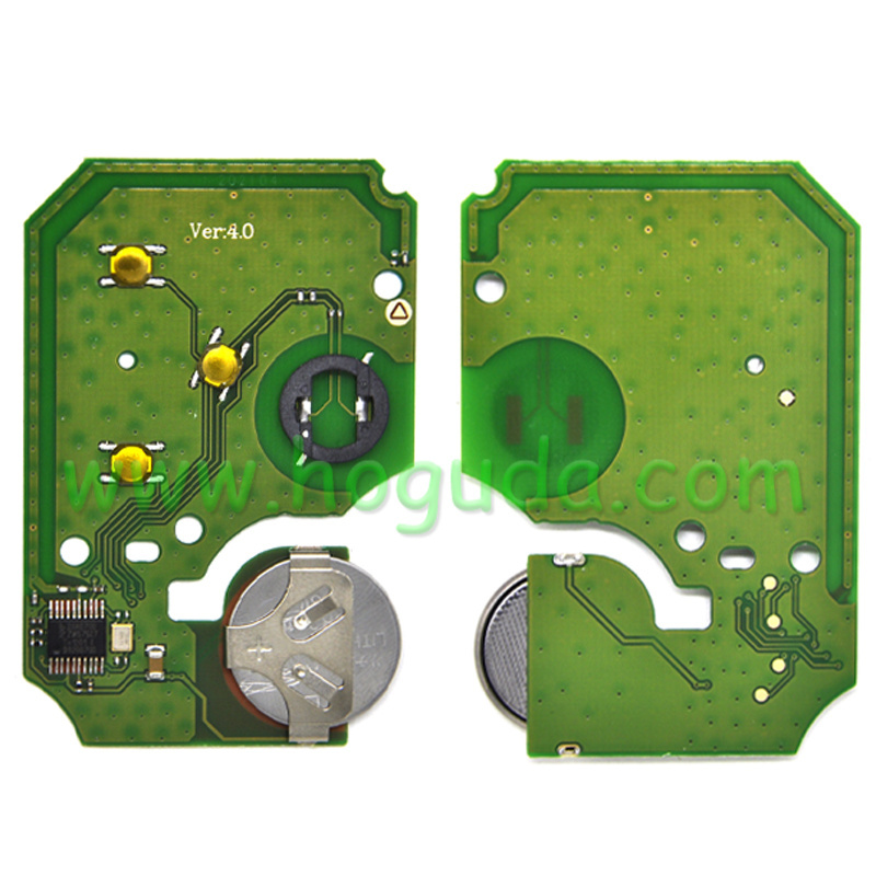 For Renault Megane Scenic 3 button remote key with 433Mhz PCF7947 Chip
