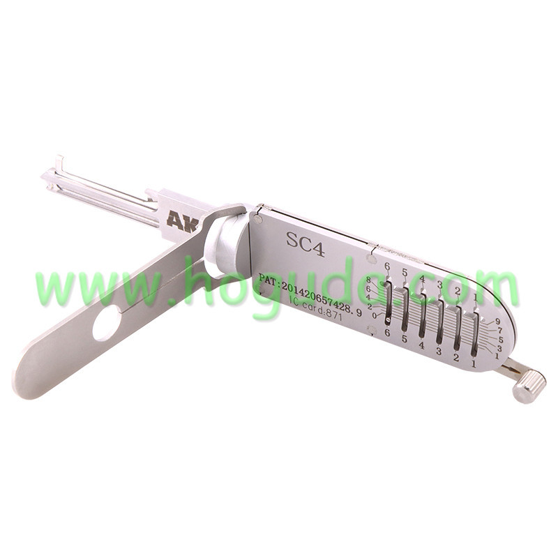 Original AKK Tools SC4 2 in 1 Decoder And Lock Picks Tool
