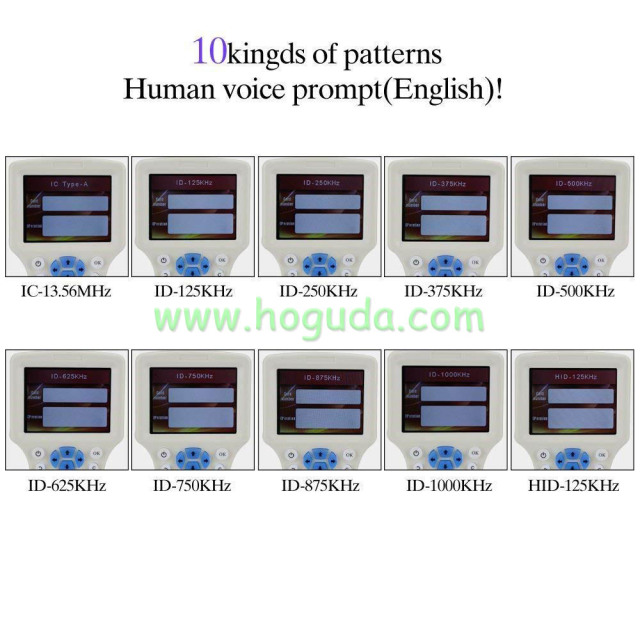 10 IC/ID Frequency RFID Access Control Card Reader NFC Encryption Card Writer UID Chip Duplicator Smart Key