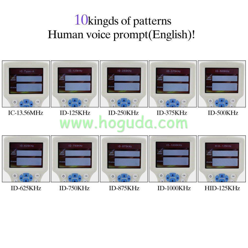10 IC/ID Frequency RFID Access Control Card Reader NFC Encryption Card Writer UID Chip Duplicator Smart Key