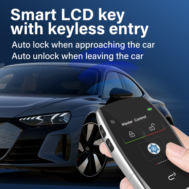 CF799 LCD Smart Car Key Universal For Benz style Remote Key Comfortable Entry Auto Lock Car Window Korean/English