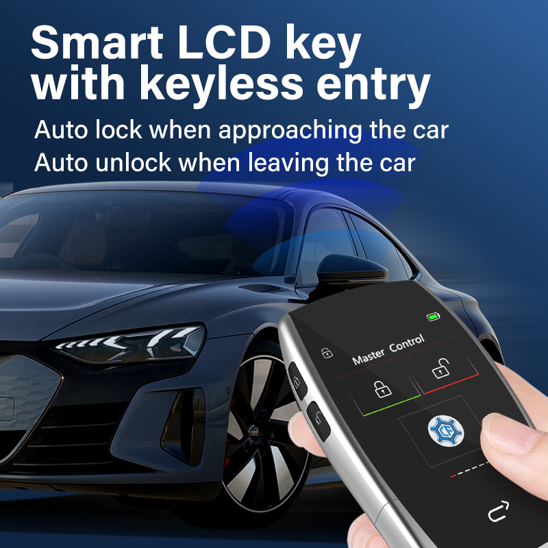 CF799 LCD Smart Car Key Universal For Benz style Remote Key Comfortable Entry Auto Lock Car Window Korean/English