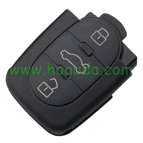 For VW 3 button remote key blank without panic (1616 battery Small battery)
