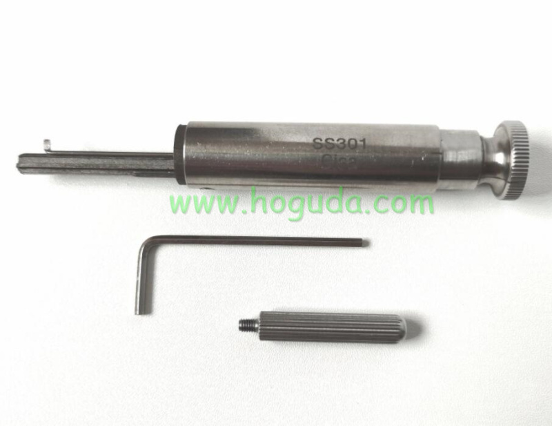 Locksmith Tools SS301 CISA 2 in 1 Locksmith Tool  Decoder for Locksmith Repairing Tools 2-in-1 Residential Pick &amp; Decoder