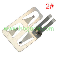 Car key battery clamp for remote key blank 2#