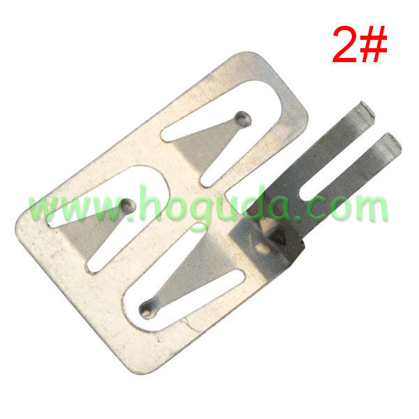 Car key battery clamp for remote key blank 2#