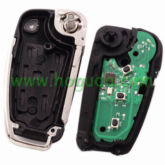 For Audi Keyless MQB 3B flip remote key with ID48 chip-434mhz ASK model