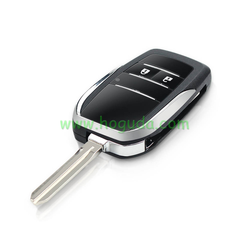 For Toyota modified 2 button key shell with TOY 43 blade