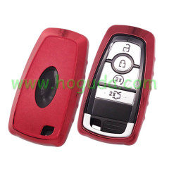 For Ford TPU protective key case red color