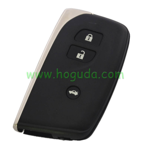 For Lexus 3 Button smart remote key blank TOY12
