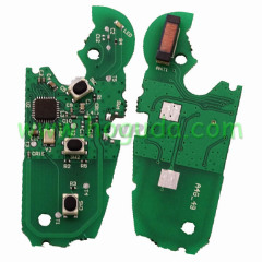For Audi Keyless MQB 3B flip remote key with ID48 chip-434mhz ASK model