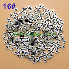 Muti-function remote key button, such as Audi, VW, Toyota, Citroen, Peugeot etc PCB button. It is easy for locksmith engineer to use. 16#