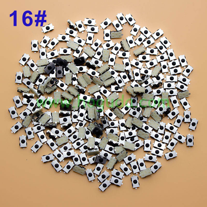 Muti-function remote key button, such as Audi, VW, Toyota, Citroen, Peugeot etc PCB button. It is easy for locksmith engineer to use. 16#