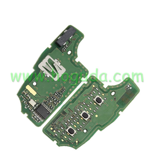 Original For Renault 3 button remote key with 434mhz PCF7961M chip