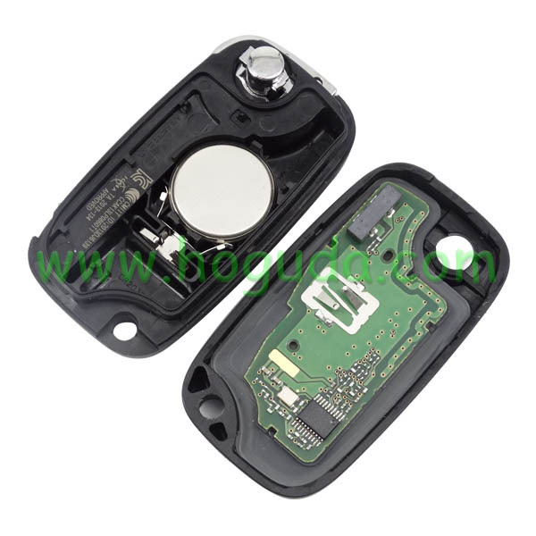 Original For Renault 3 button remote key with 434mhz PCF7961M chip