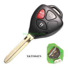 Xhorse VVDI2 XKTO04EN Wired Universal Remote Key for Toyota Style 3 Buttons