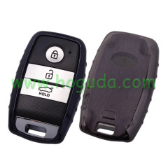 For Kia TPU protective key case black color