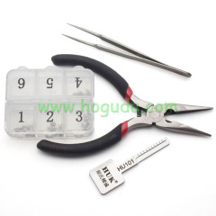For HU101 Key model, ajust into a new key, and then use key cutting machine to cut