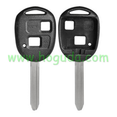 For High quality Toyota 2 button remote key blank with TOY43 blade