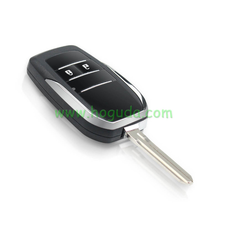 For Toyota modified 2 button key shell with TOY 43 blade