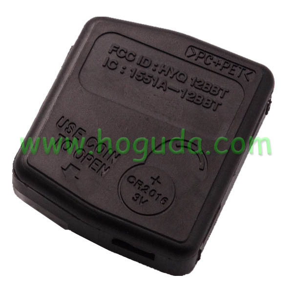 For Toyota land cruiser prado 3 button remote shell