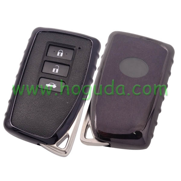 For Lexus TPU protective key case black color