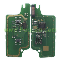 For Peugeot 2 button flip remote control with 433Mhz ID46 Chip ASK Model  for 307&amp;407 Blade  （2006-2010）