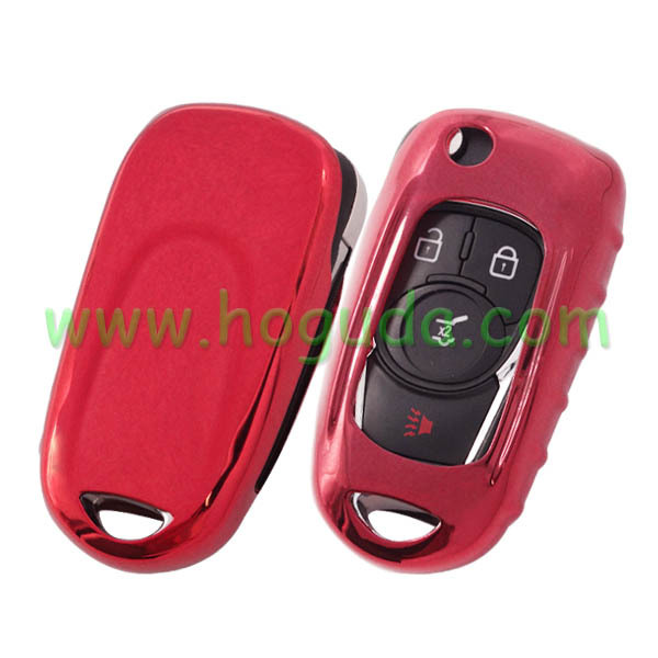 For Buick TPU protective key case red color
