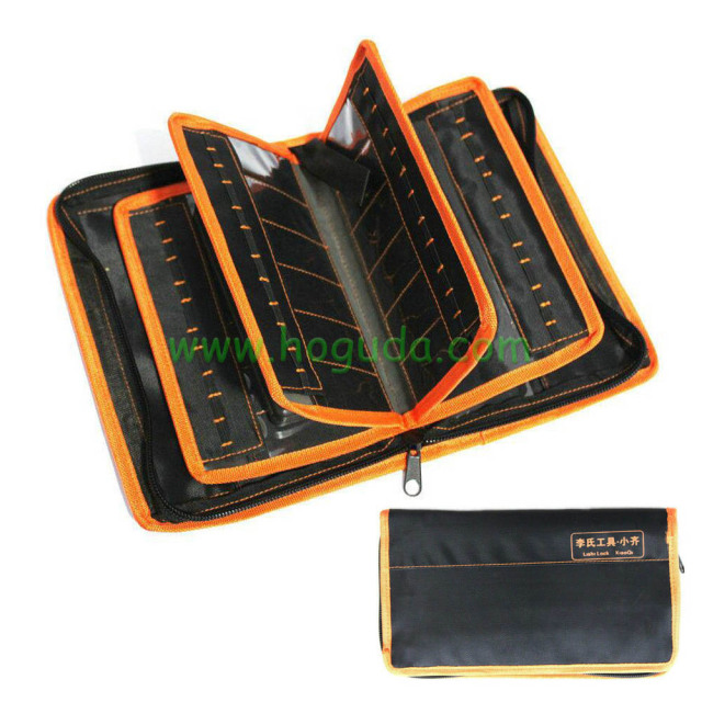 For LISHI 2 in 1 Tool Bag Special Carry Bag Case Locksmith Tools Storage Bag Durable For Lishi Tool Set 50pcs（only bag）