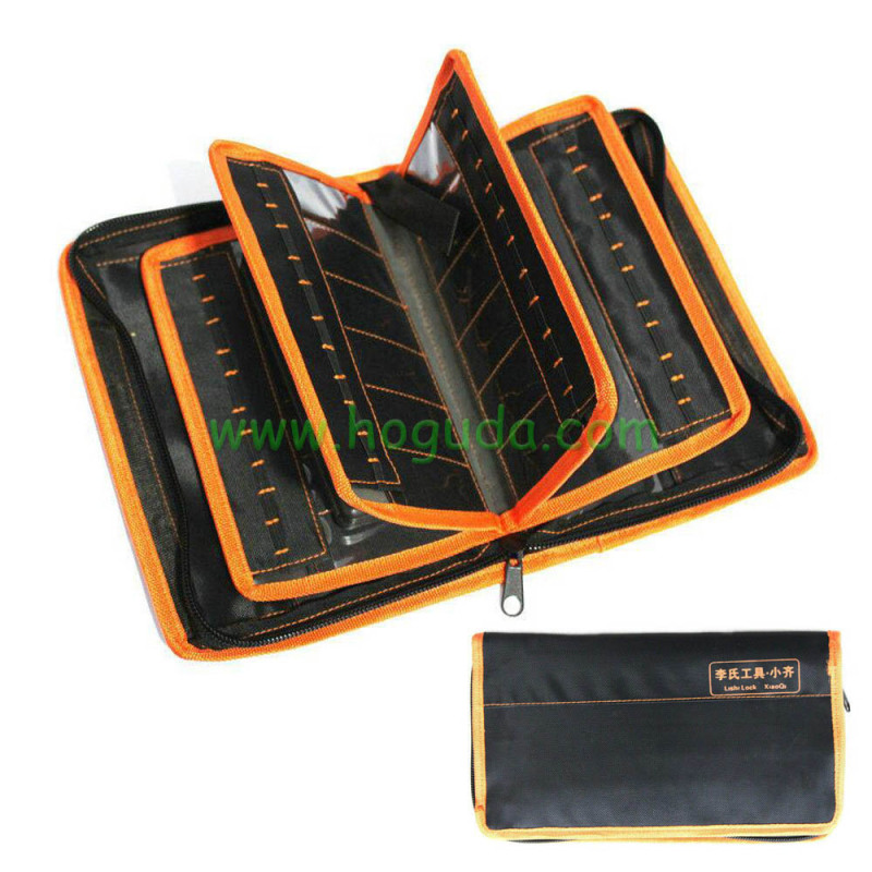 For LISHI 2 in 1 Tool Bag Special Carry Bag Case Locksmith Tools Storage Bag Durable For Lishi Tool Set 50pcs（only bag）