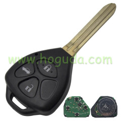 For Toyota Crown 3 button remote key With 315Mhz 4D67 Chip