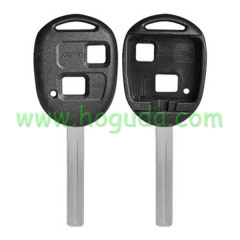 For High quality Toyota 2 button remote key blank with TOY40 blade