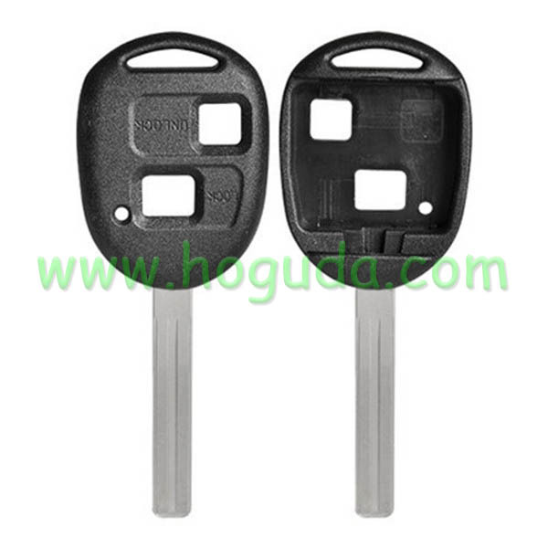 For High quality Toyota 2 button remote key blank with TOY40 blade