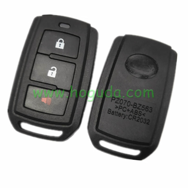 For Toyota 2+1 button key shell  for  the Indian market