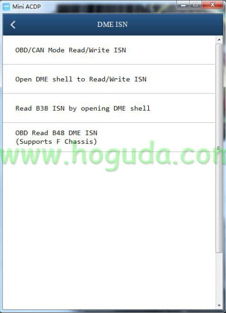 For Yanhua Mini ACDP Module 3 For BMW ISN  Read Write for BMW DME ISN Code by OBD All Key Lost No Need Soldering with A50B A50D A50E
