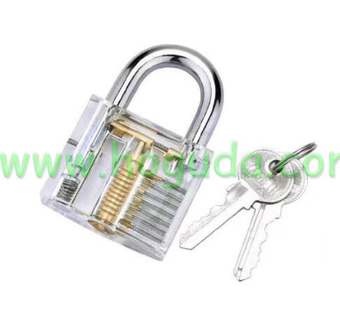 For Transparent Visible Pick Cutaway Mini Practice View Padlock Lock Training Skill For Locksmith