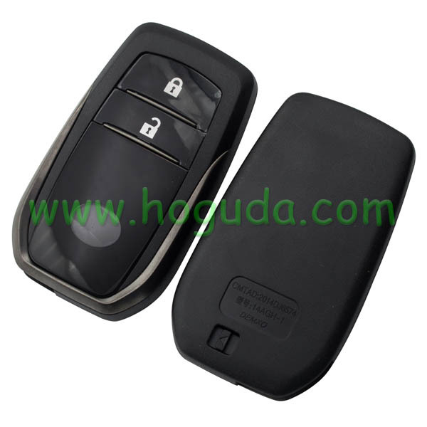 For Toyota 2 button remote key blank  with  For Toyota  logo